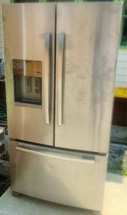Whirlpool Stainless Steel French 3 Door Refrigerator