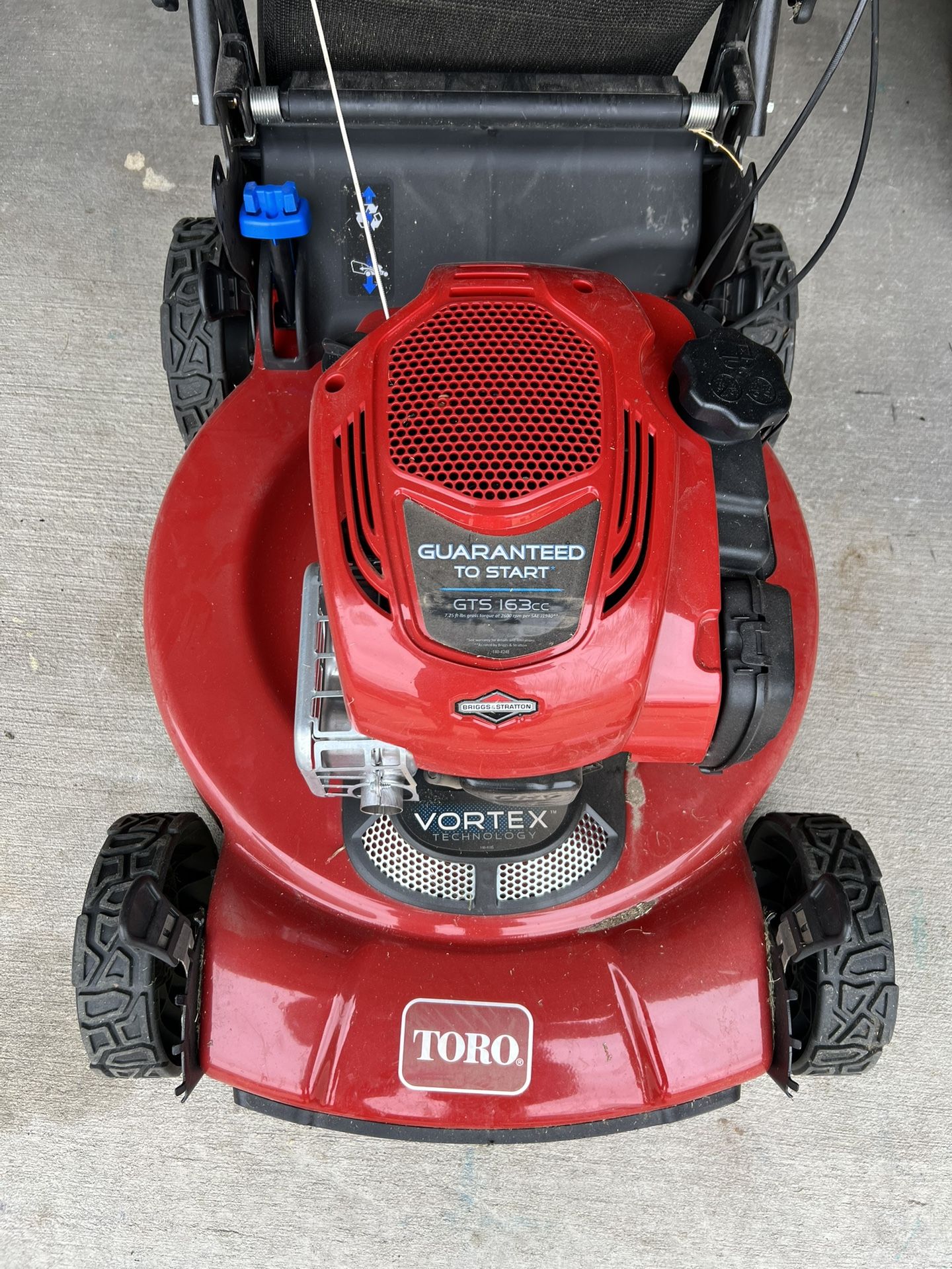 Toro 22” 163cc Personal Pace Lawnmower