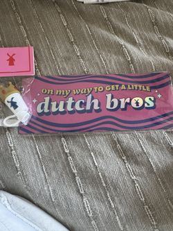Dutch Bros Passenger Princess Straw Topper And Bumper Magnet