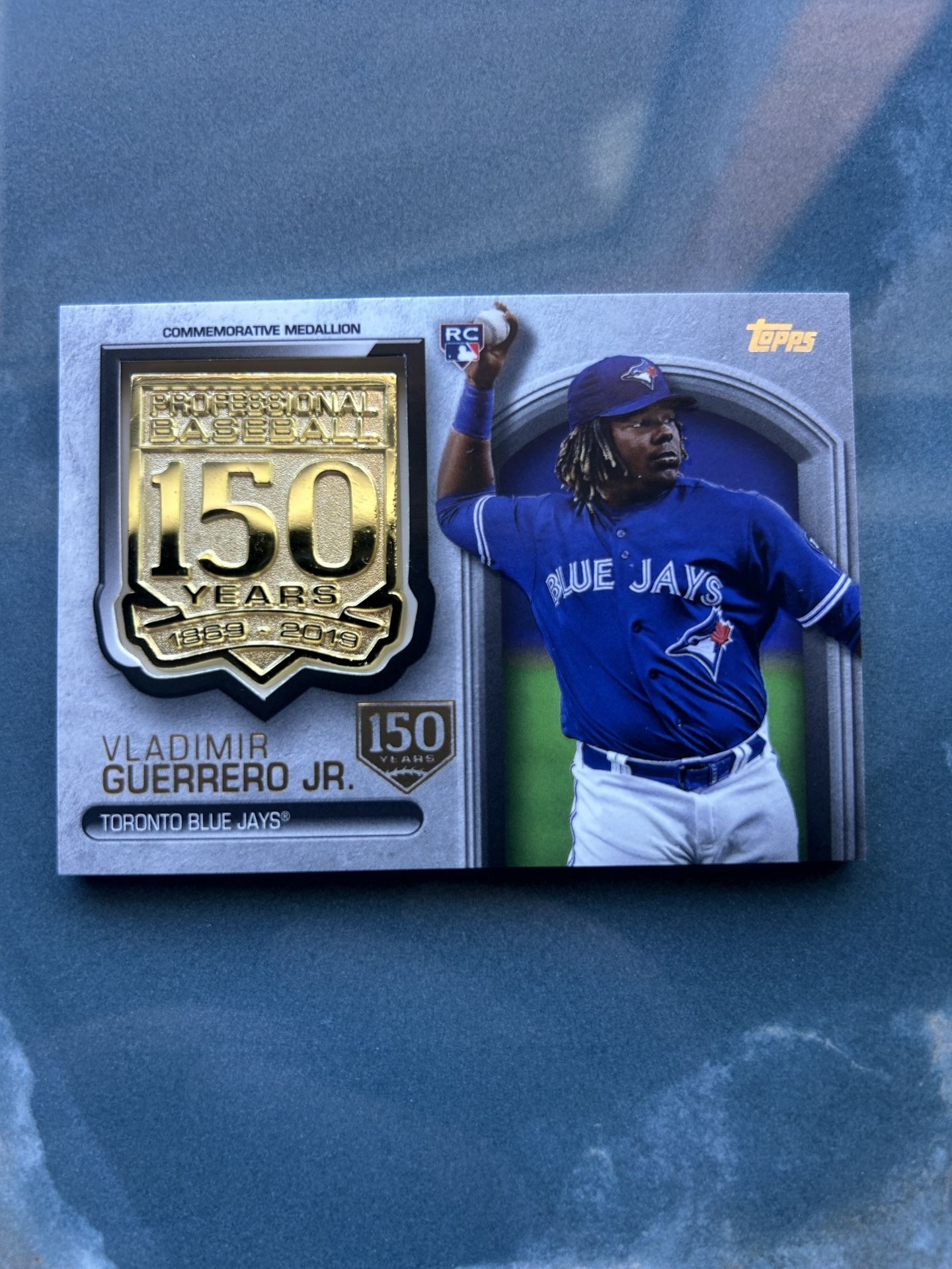 2019 Topps 150th Anniversary Medallion Vladimir Guerrero Jr RC ROOKIE /150 SSP