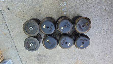 Ivanko Rubber Dumbbell Set 7.5-30 lb