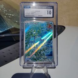 2023 POKEMON CARD CLAUNCHER ART RARE HOLO VIOLET EX - CGC GEM MINT 10