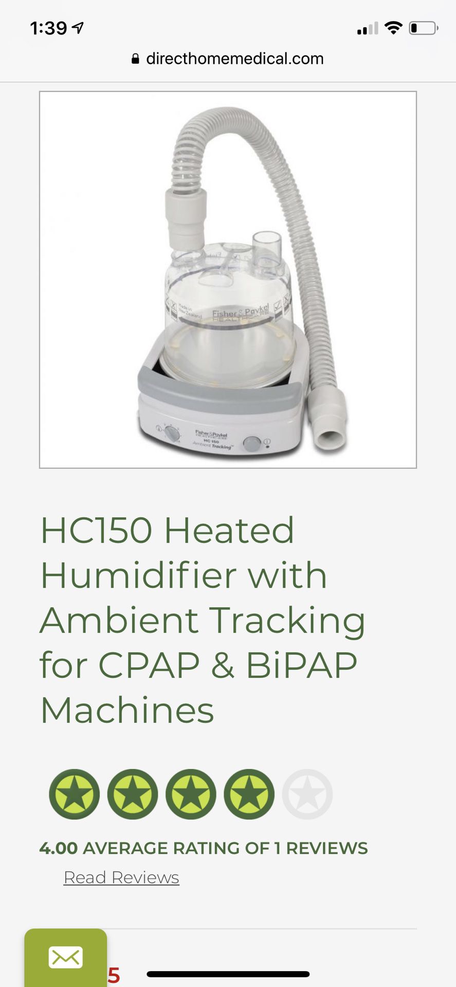 CPAP machine/humidifier