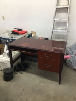 Vintage Desk (Mahogany Or Cherry Wood)