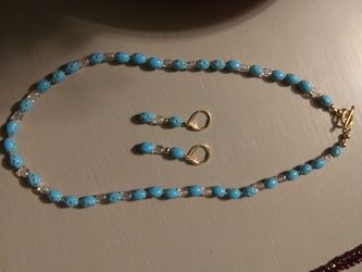 Hand- crafted Necklace & Earing set