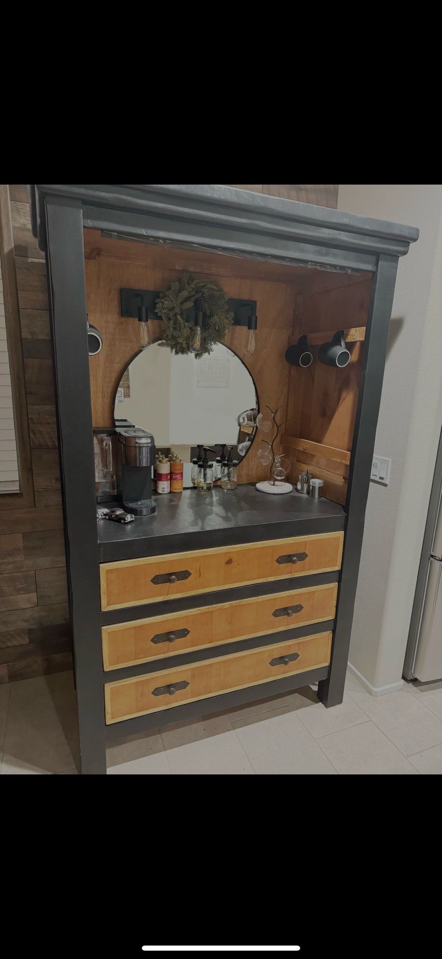 Coffee Bar/Furniture - Lights/Mirror included! 