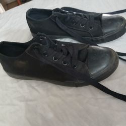 Safe T Step Womens Sneakers Non-Slip Size 8.5 Black