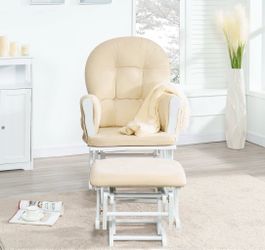Nursery Glider and Ottoman Set