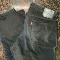 Men’s Black Levi Jeans