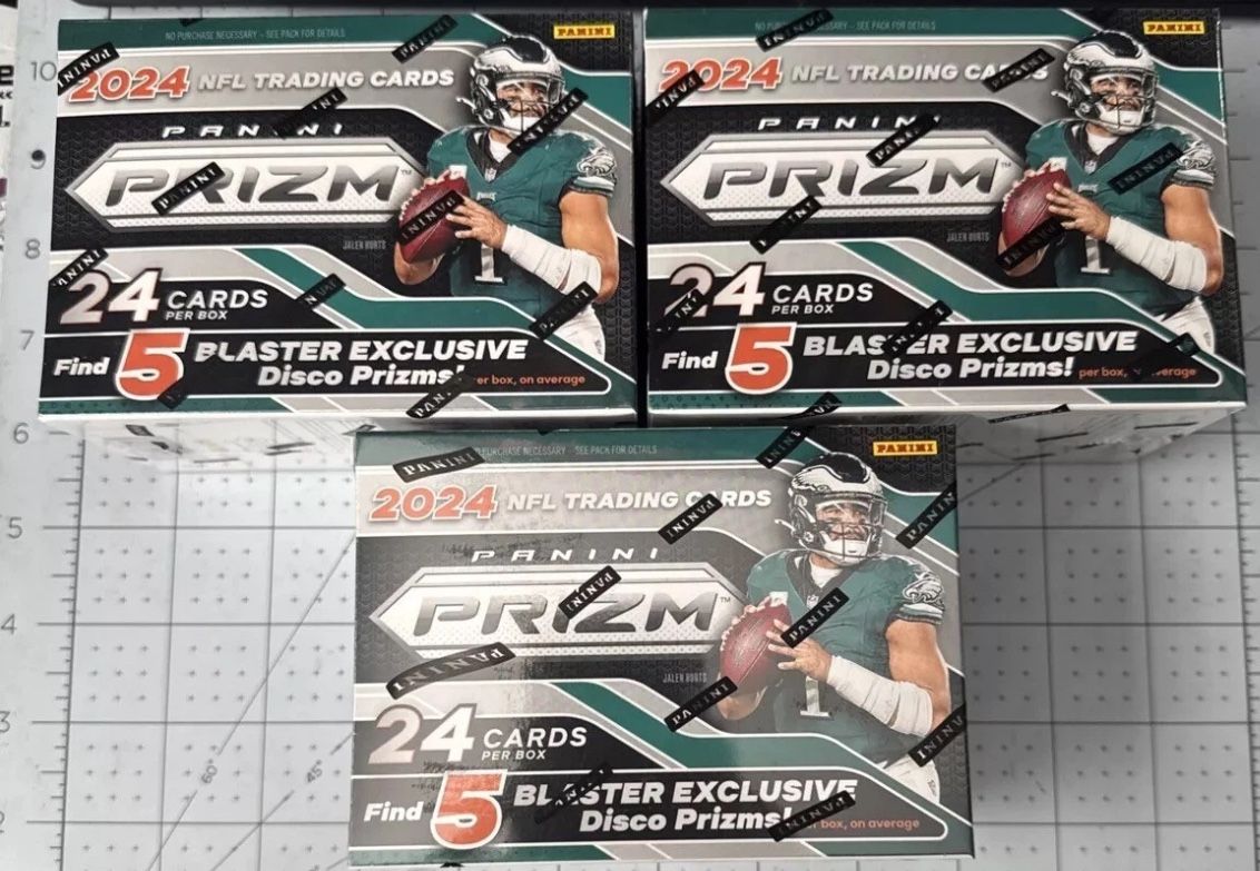 2024 Panini Prizm Football NFL Trading Cards BLASTER Box! Disco Prizm