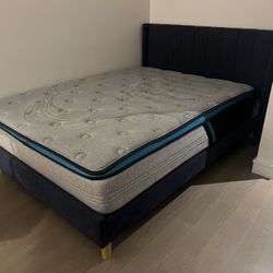 Wayfair Full Mattress and Bed Frame (like new)