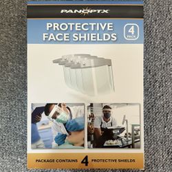 4 Pack Protective Face Shields