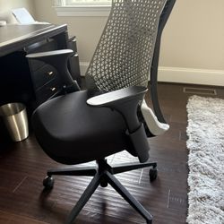 Gray and Black Office Chair
