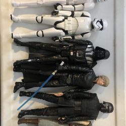 $40 For 6 Star Wars 12 Inch Figurines