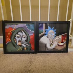 Rick and Morty MF Doom Art