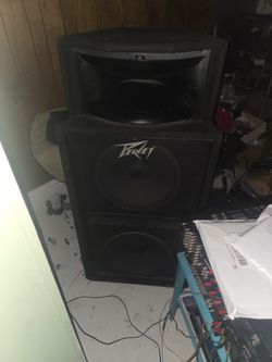 Peavey Speakers Great Shape Heavy Pick Up Only Need A Amp To Run