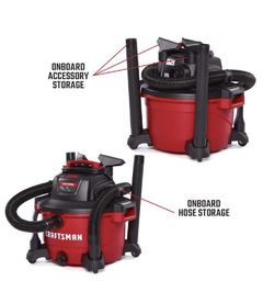 !! CRAFTSMAN 12 Gal. Wet/Dry Vac featuring a powerful 6.0 peak HP motor !!