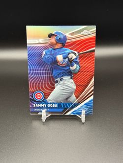 Sammy Sosa Topps Chrome Chicago Cubs Baseball Card