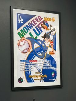 One Piece Dodger wall art 28x40inch Frame