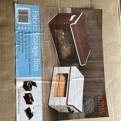 Fabric Storage Bins