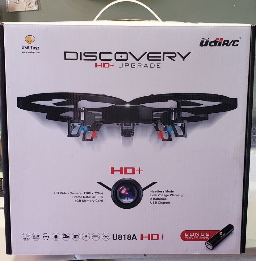 Discovery U818A Quadcopter W/camera
