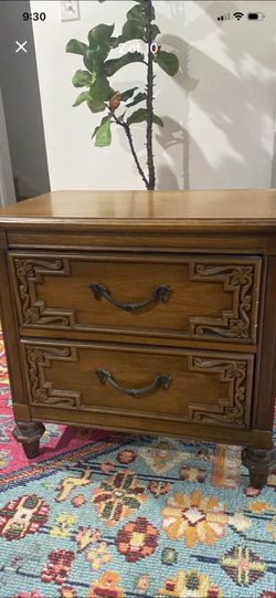 Vintage 2 Drawer Dresser/End Table/Night Stand