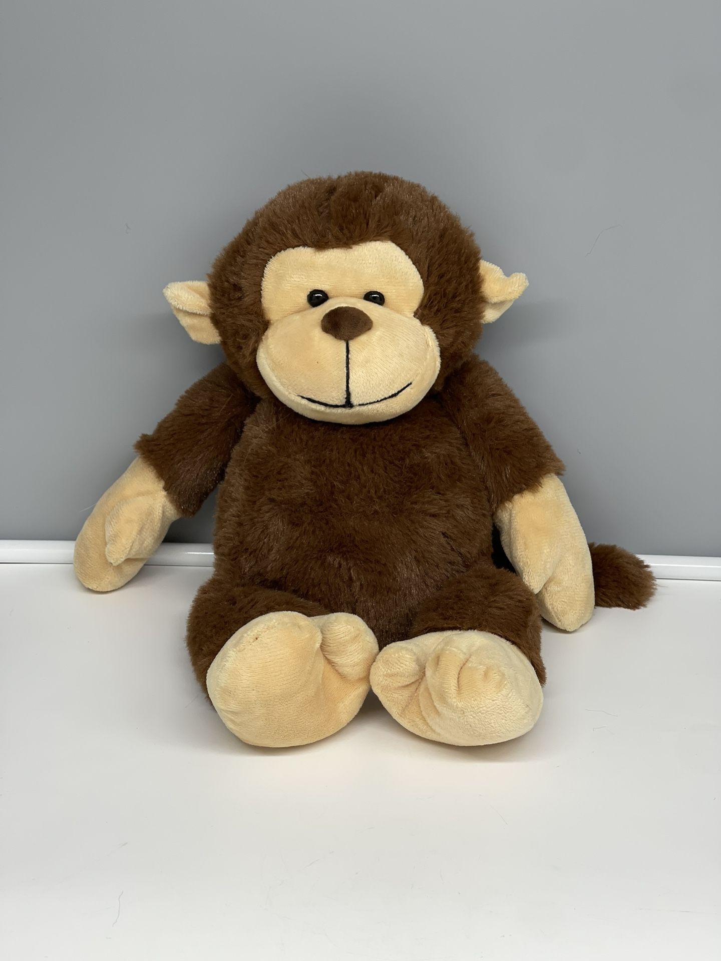 Ganz Schlumpy Brown Monkey Floppy Plush Stuffed Animal Toy, 13”