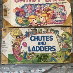 Vintage Games Chutes & Ladders And Candy Land