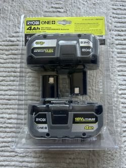 Ryobi 18 V Lithium High Performance 4Ah  Combo Pack 2 $  120 Or Best Offer