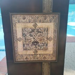 Metal Art Piece 4 Feet × 3 1/2 Feet Has Small Dent
