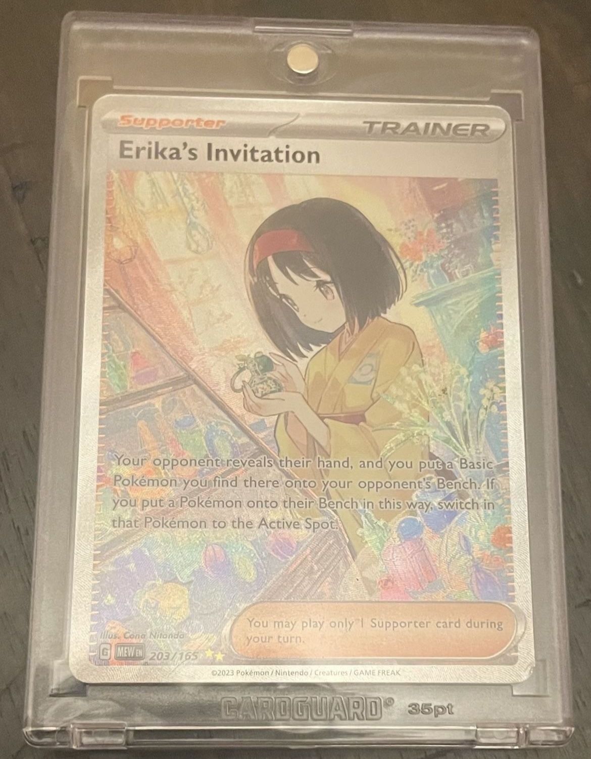 Erika Pokemon Card