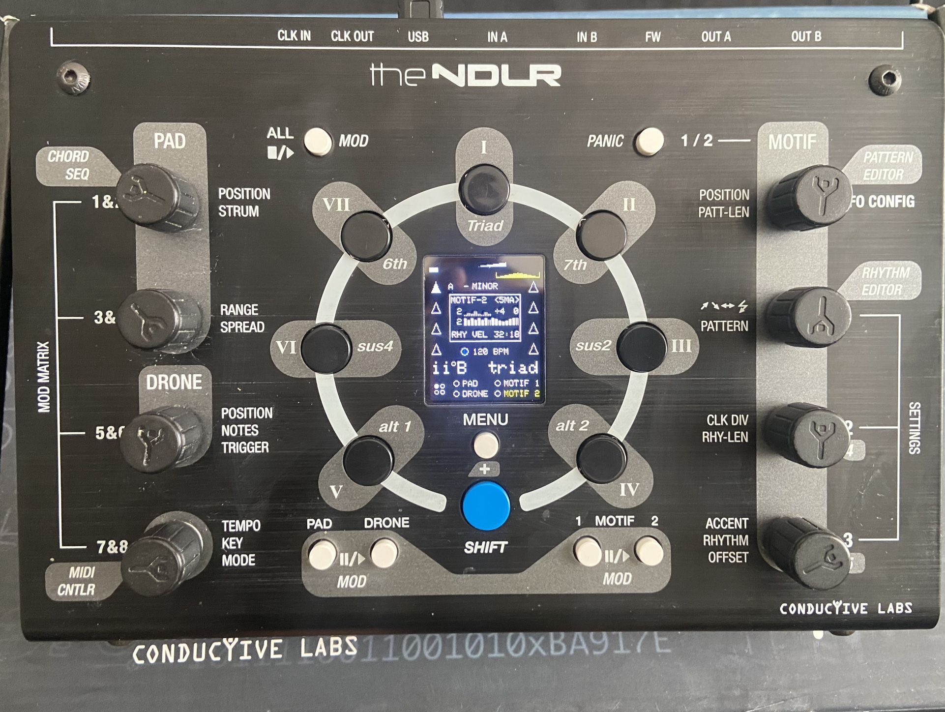 Conductive Labs NDLR Four-track MIDI Interval Sequencer – Sequenced Arp
