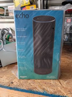 Amazon Echo Bluetooth Media Streamer with Alexa Personal Asst 2015 1st Gen Black