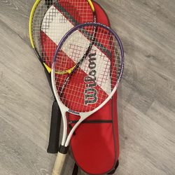 Tennis rackets plus cover -$15 - need to go by end of 2nd march