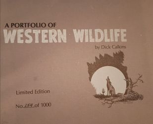 Dick Calkins "Portfolio of Western Wildlife"