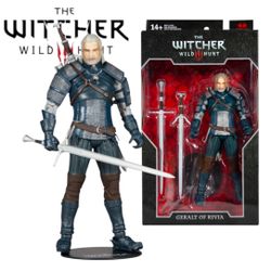 McFarlane - The Witcher Geralt Of Rivia  (viper Armor Teal) 7” Action Figure