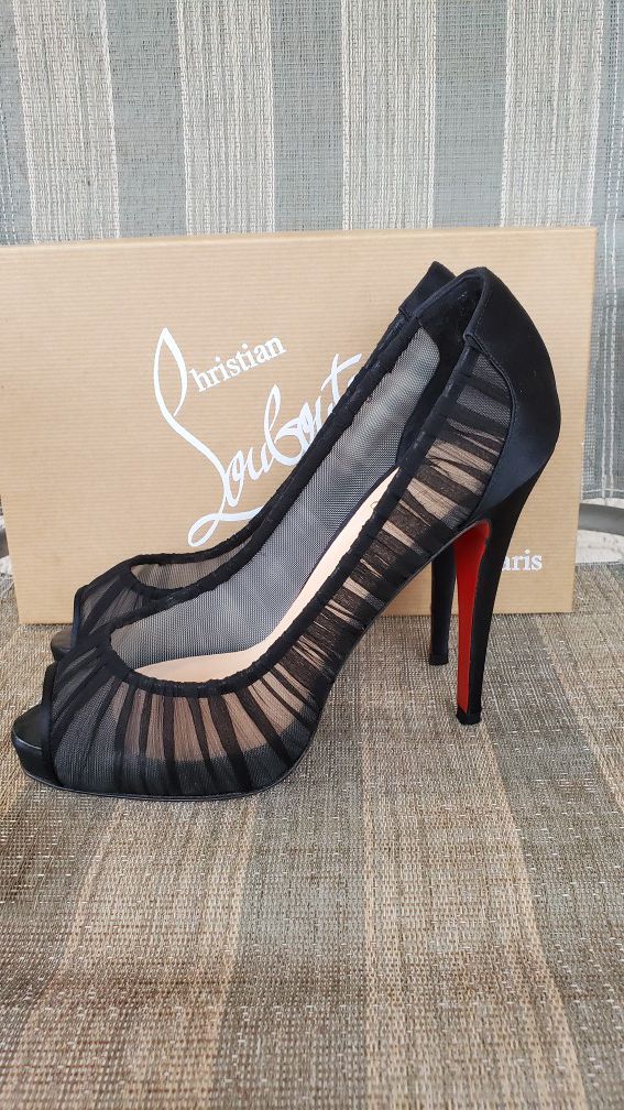 Christian Louboutin with box Fit size 8 US