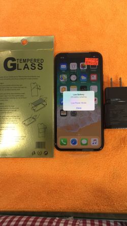 iPhone X Black Unlocked 256 GB