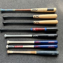 Premium Wood Baseball Bats-New & Used