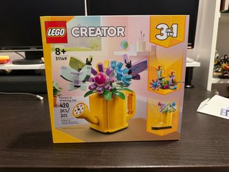 New LEGO Creator 3-in-1 Flowers in Watering Can building set 31149