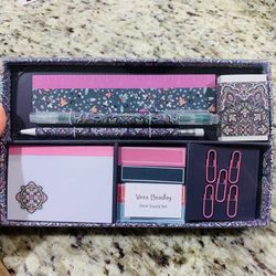 New Vera Bradley Desk Supply Set Office Gift Bonbon Medallion