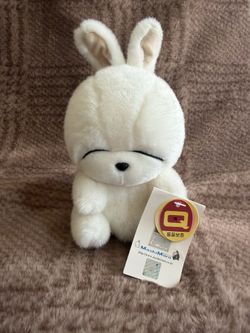 Vintage Mashimaro Bunny Rabbit Plush Fur Anime Kim Jae Yeopki Stuffed Toy 7”