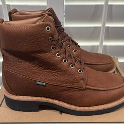 NEW Tecovas The Rugged Moc Saddle WP Cowhide Leather Lace Up Boots (Men’s Size 12 or 12.5)- $150