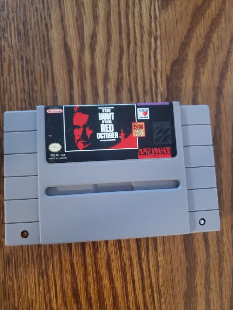The Hunt for Red October Super Nintendo. SNES video game