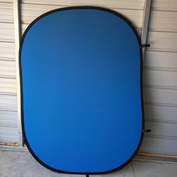 Blue Screen Green Screen Backdrop Double Sided Collapsible