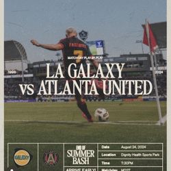 Galaxy Vs Atlanta $120