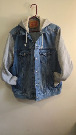 Levi's Vintage Fit Hooded Denim Jacket LARGE