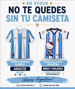 Argentina Camiseta Jersey 2026