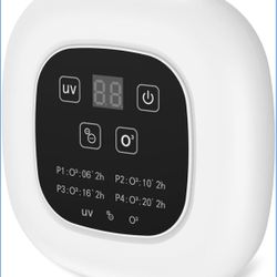 Air Purifier Ozone & Negative Ion 99% Odor Eliminator for Pet, Cat Litter Deodorizer, Dog Poop Odor Removal