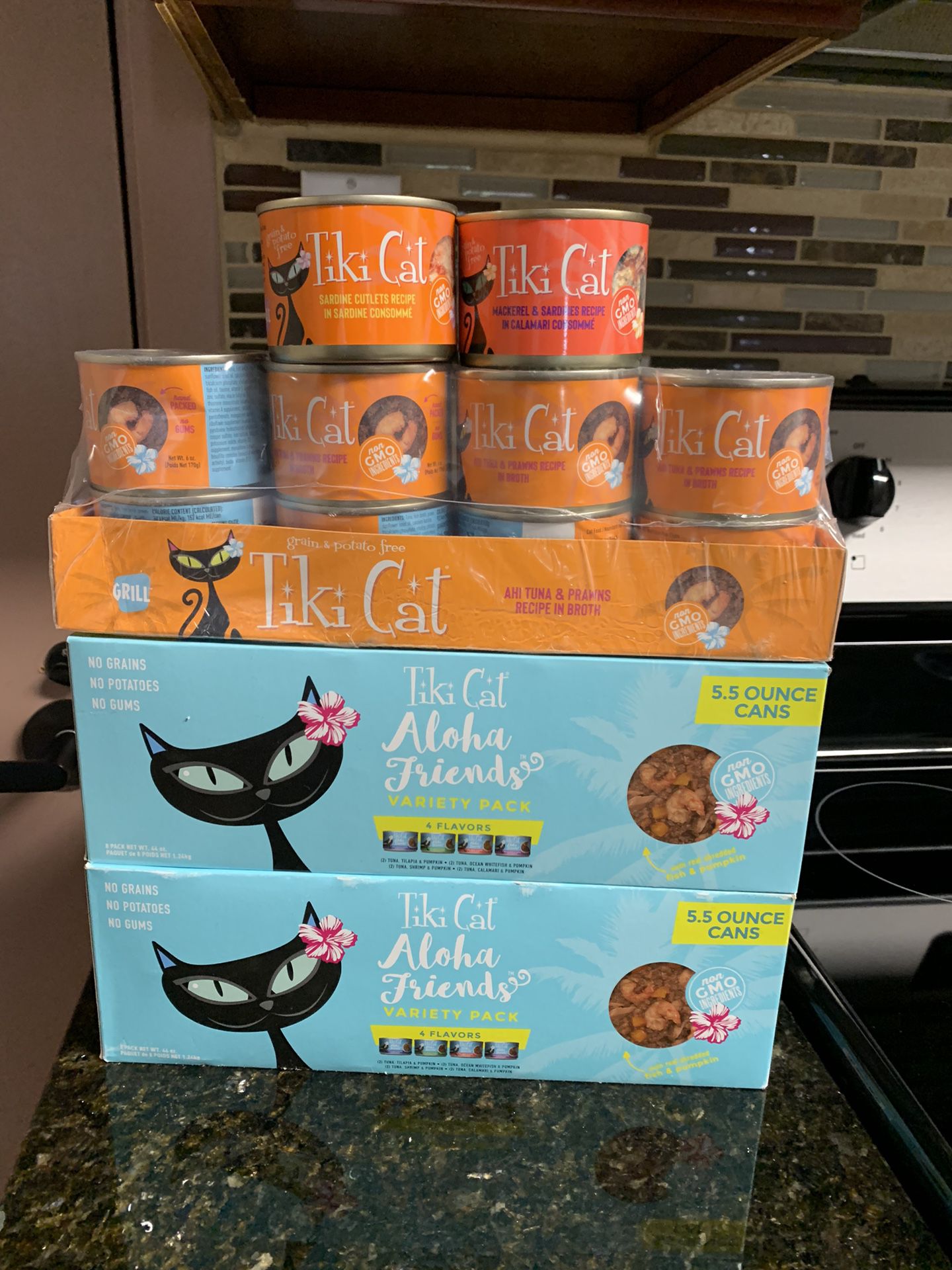 Tiki Cat 5.5 and 6oz Wet Food Cans